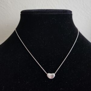 Tiffany & Co. 925 Silver Bean Necklace
